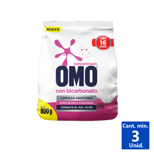 DETERGENTE POLVO CON BICARBONATO 800 G