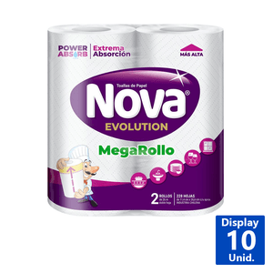 TOALLA DE PAPEL 26 MT 2 ROLLOS