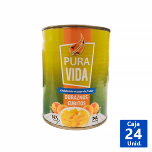 DURAZNOS EN CUBITOS PURA VIDA 567 G