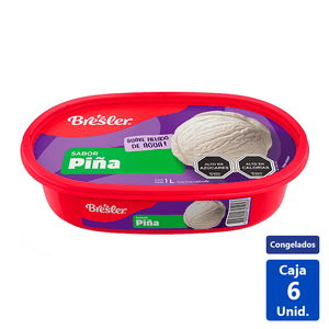 HELADO BRESLER PIÑA POTE 1L