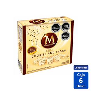 HELADO MAGNUM COOKIE CREAM MPK 5UN DE 60