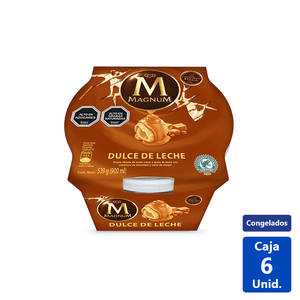 HELADO MAGNUM POSTRE DULCE DE LECHE 900M
