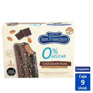 HELADO SF CHOCOLATE 0% MPK 5UN DE 75ML