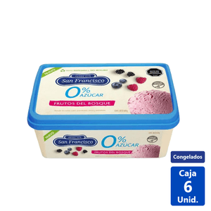 HELADO SF FRUTOS DEL BOSQUE 0% AZUCAR 1L
