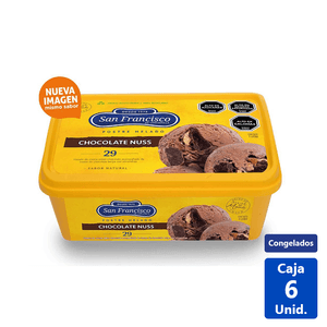 HELADO SF POSTRE CHOCOLATE NUSS PREM. 1L