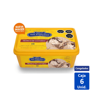 HELADO SF POSTRE TRONCO DE CASTAÑA 1L