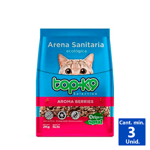 ARENA SANITARIA ECOLÓGICA BERRIES 2 KG