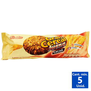 GALLETÓN GRAN CEREAL CACAO 185 G.