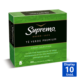 TÉ VERDE PREMIUM 100 BOLSITAS