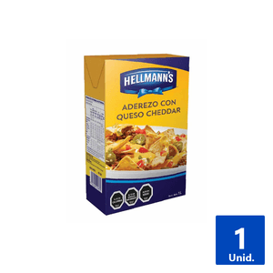 HELLMANNS ADEREZO QUESO CHEDDAR 1L