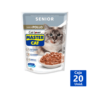 ALIMENTO GATO SENIOR BOLSA POLLO 85 G