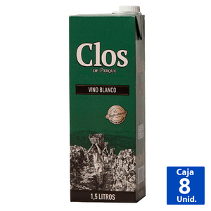 VINO BLANCO TETRA CLOS DE PIRQUE 12°1,5L