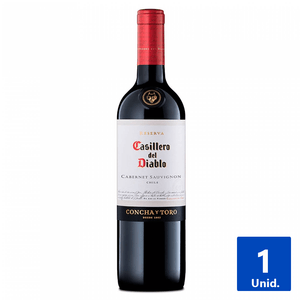 VINO CABERNET SAUVIGNON 12,5° 750 ML.