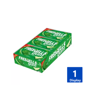 FREEGELLS CHICLE MENTA 15 UN