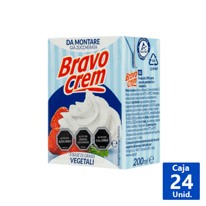 CREMA VEGETAL BRAVO AZUCARADA 200 ML