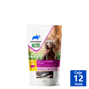 ALIMENTO PERRO TIRITA POLLO VACUNO 100 G