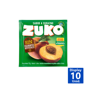 JUGO EN POLVO DURAZNO 15 GR