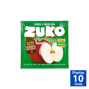 JUGO EN POLVO MANZANA 15 GR