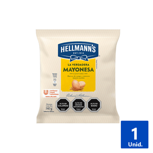 MAYONESA HELLMANNS BOLSA 940 G
