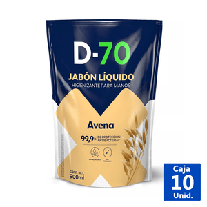 JABON ANTIBACTERIAL AVENA D-70 900ML