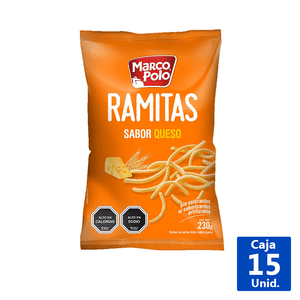 RAMITAS SABOR QUESO BOLSA 230 G