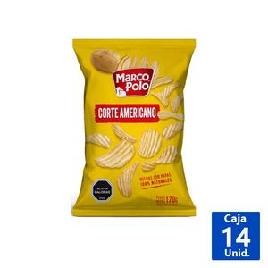 PAPAS FRITAS CORTE AMERICANO 170 G