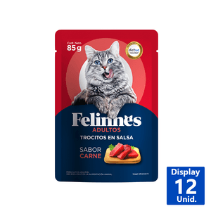 TROCITOS EN SALSA GATO SABOR CARNE 85 G