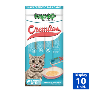SNACK CREMOSO PARA GATOS ATÚN 60 GR