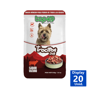 SNACK PERRO TROCITOS DELI VACUNO 85G