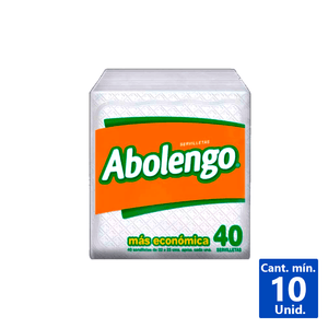 SERVILLETAS MINI CÓCTEL 40 UN