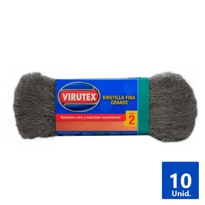 VIRUTILLA FINA  N°2 GRANDE 10UN