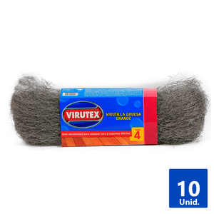 VIRUTILLA REGULAR N°4 GRANDE GRUESA 10UN