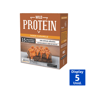 BARRA DE PROTEÍNA CARAMELO 5UN DE 45G