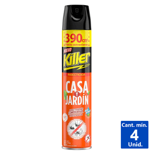 INSECTICIDA KILLER CASA Y JARDÍN 390 CC