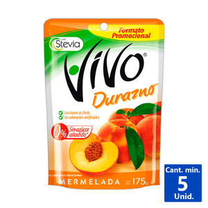 MERMELADA DE DURAZNO VIVO 175 G