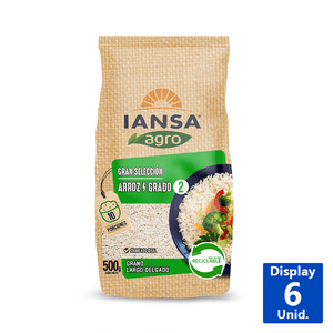ARROZ G2 GRANO LARGO Y FINO 500 G