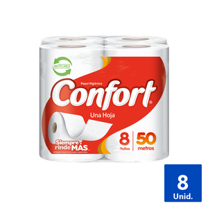 PAPEL HIGIÉNICO 50 M 8R