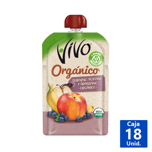 COMPOTA ORGÁNICA DURAZ/PLAT/ARANDANO 90G