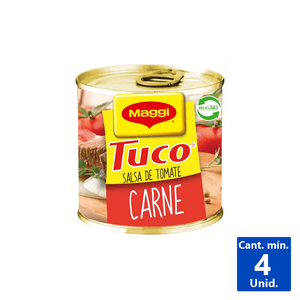 SALSA DE TOMATE TUCO CON CARNE 245 G.