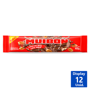 CHOCOLATE CON MANÍ 40 G
