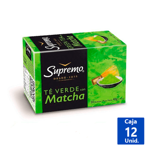 TÉ VERDE MATCHA 20 BOLSITAS