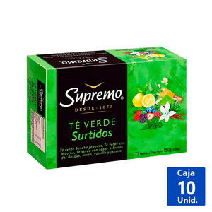 TÉ VERDE SURTIDO 75 BOLSITAS