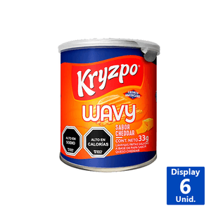 PAPAS FRITAS CHEDDAR KRYZPO 33 G
