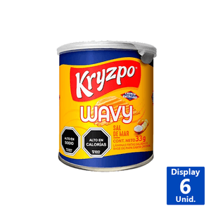 PAPAS FRITAS SAL DE MAR KRYZPO 33 G