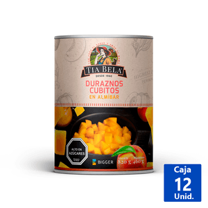 DURAZNOS EN CUBO TIA BELA 820 G