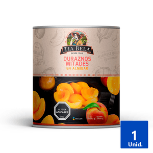 DURAZNOS EN MITADES TIA BELA 3 KG