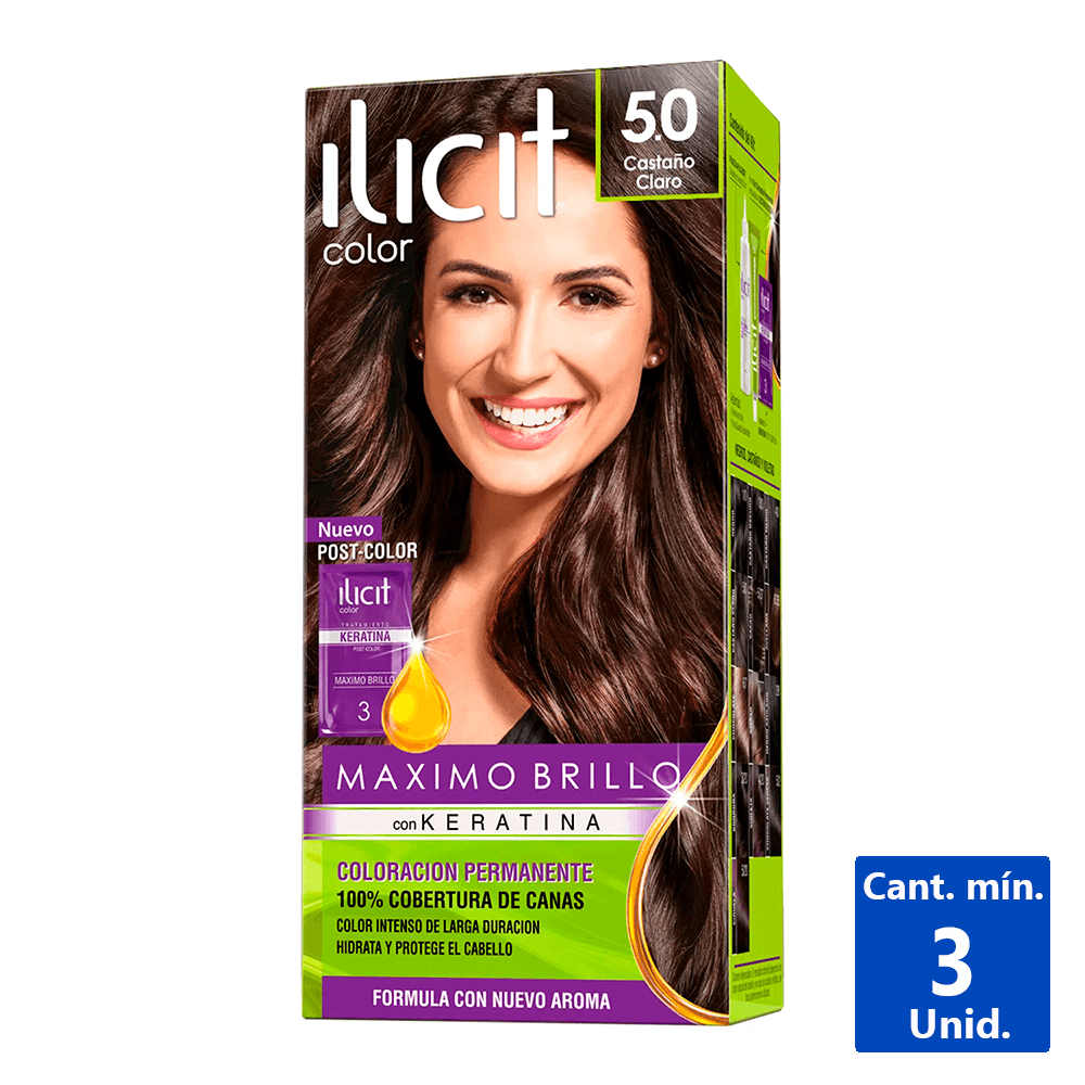 TINTURA COLOR CASTAÑO CLARO 5.0 - Dimak Online