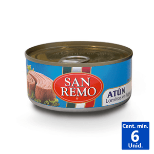 ATÚN LOMITO EN AGUA SAN REMO 140 G