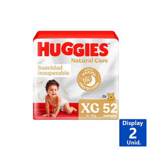 PAÑALES NATURAL CARE XXG 52 UN