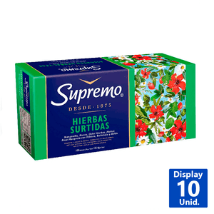 HIERBAS SURTIDAS 100 BOLSITAS